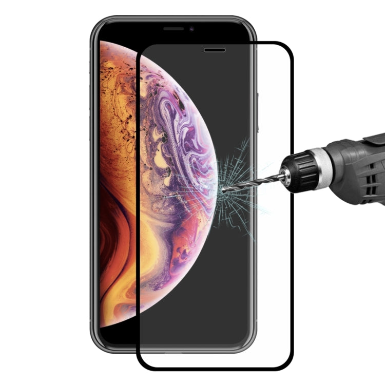 Per iPhone XS Max ENKAY Hat-Prince 0.2mm 9H 2.5D Pellicola in vetro temperato a schermo intero, For XS Max (2.5D) Per iPhone XS Max ENKAY Hat-Prince 0.2mm 9H 2.5D Pellicola in vetro temperato a schermo intero, For XS Max (2.5D)